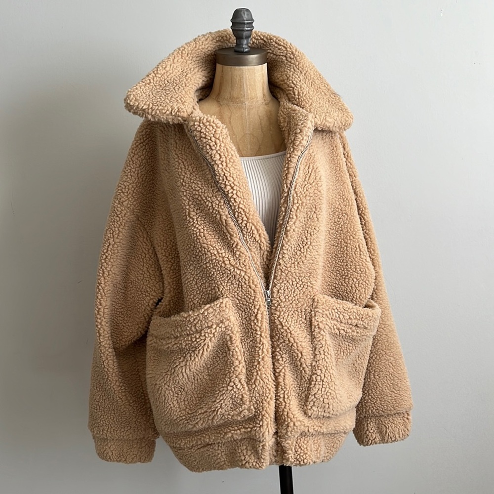 Oversized Teddy Coat
